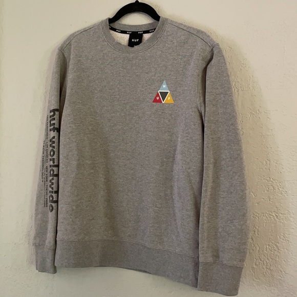 ⚡️HP⚡️HUF Prism Trail Crewneck Sweater - Picture 3 of 10